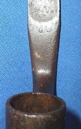 CIVIL WAR ERA U.S. MARKED MUSKET BAYONET - 2 of 7