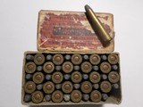 SCARCE WINCHESTER CENTERFIRE .22 WCF FULL 2 Pc. BOX 50 ROUNDS - 1 of 7