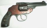 VINTAGE IVER JOHNSON .38 S&W TOP BREAK DOUBLE ACTION REVOLVER - 12 of 14