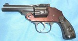 VINTAGE IVER JOHNSON .38 S&W TOP BREAK DOUBLE ACTION REVOLVER - 1 of 14