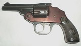 VINTAGE IVER JOHNSON .38 S&W TOP BREAK DOUBLE ACTION REVOLVER - 13 of 14