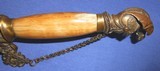 Antique MASONIC SWORD & SCABBARD KNIGHTS TEMPLAR BONE GRIP - 3 of 8