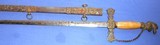 Antique MASONIC SWORD & SCABBARD KNIGHTS TEMPLAR BONE GRIP - 2 of 8