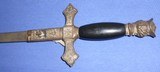 Antique SWORD FRATERNAL KNIGHTS OF COLUMBUS LYNCH & KELLY UTICA,NY - 3 of 9
