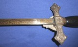 Antique SWORD FRATERNAL KNIGHTS OF COLUMBUS LYNCH & KELLY UTICA,NY - 4 of 9