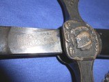 Antique SWORD MASONIC KNIGHTS TEMPLAR "G.W. CLATUR" HORSTMAN, PHILA. - 2 of 6