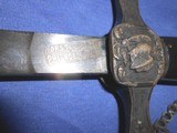 Antique SWORD MASONIC KNIGHTS TEMPLAR "G.W. CLATUR" HORSTMAN, PHILA. - 3 of 6