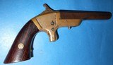 Antique MORGAN & CLAPP, MERWIN & BRAY BACON STYLE 1860s SIDE SWING DERRINGER - 9 of 15