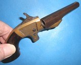 Antique MORGAN & CLAPP, MERWIN & BRAY BACON STYLE 1860s SIDE SWING DERRINGER - 1 of 15