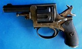 Antique BELGIUM BULL DOG DOUBLE ACTION POCKET PISTOL .320 .32 SHORT COLT - 8 of 9