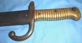1870 FRENCH CHASSEPOT MILITARY SABER BAYONET & MATCHING SCABBARD NICE - 3 of 20