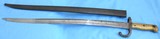 1870 FRENCH CHASSEPOT MILITARY SABER BAYONET & MATCHING SCABBARD NICE - 14 of 20