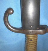 1870 FRENCH CHASSEPOT MILITARY SABER BAYONET & MATCHING SCABBARD NICE - 4 of 20