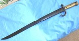 1870 FRENCH CHASSEPOT MILITARY SABER BAYONET & MATCHING SCABBARD NICE - 8 of 20
