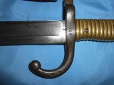 1870 FRENCH CHASSEPOT MILITARY SABER BAYONET & MATCHING SCABBARD NICE - 15 of 20