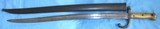1870 FRENCH CHASSEPOT MILITARY SABER BAYONET & MATCHING SCABBARD NICE - 1 of 20