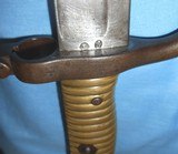 1870 FRENCH CHASSEPOT MILITARY SABER BAYONET & MATCHING SCABBARD NICE - 19 of 20