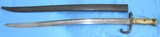 1870 FRENCH CHASSEPOT MILITARY SABER BAYONET & MATCHING SCABBARD NICE - 13 of 20