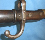 1880 FRENCH GRAS MILITARY BAYONET MATCHING SCABBARD SCARCE OUDRY PARIS - 7 of 12