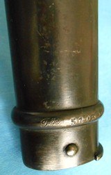 1880 FRENCH GRAS MILITARY BAYONET MATCHING SCABBARD SCARCE OUDRY PARIS - 10 of 12