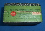 SCARCE AMMO REMINGTON UMC .22 EXTRA LONG FULL 2 PC. BLACK POWDER - 2 of 9