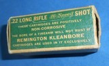 EARLY REMINGTON AMMO DOG BONE BOX .22 LR SHOT - 4 of 6