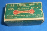 EARLY REMINGTON AMMO DOG BONE BOX .22 LR SHOT