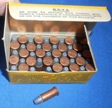 SCARCE AMMO .25 RF STEVENS SHORT FULL CRISP NOS BOX OF 50 - 2 of 5