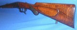 EXCEPTIONAL GERMAN STALKING RIFLE 8.15 x 46 r SINGLE SHOT HIGH FIGURE STOCK - 2 of 20