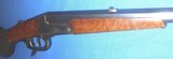 EXCEPTIONAL GERMAN STALKING RIFLE 8.15 x 46 r SINGLE SHOT HIGH FIGURE STOCK - 13 of 20