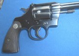 Vintage 1930 1st YEAR COLT OFFICERS TARGET DOUBLE ACTION .22 REVOLVER C&R OK - 8 of 17