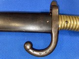 Antique 1866 FRENCH CHASSEPOT BAYONET & SCABBARD MATCHING, EXCELENT - 9 of 12