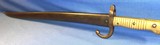 Antique 1866 FRENCH CHASSEPOT BAYONET & SCABBARD MATCHING, EXCELENT - 2 of 12