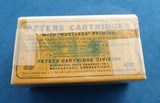 Vintage 1903 WINCHESTER AUTOMATIC AMMUNITION FULL NOS BOX PETERS - 5 of 5