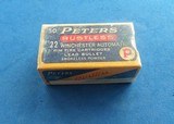 Vintage 1903 WINCHESTER AUTOMATIC AMMUNITION FULL NOS BOX PETERS - 3 of 5