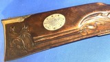 Vintage KENTUCKY RIFLE MAKER SIGNED GOLDEN AGE STYLE LEFT HAND FLINTLOCK - 16 of 20