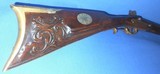 Vintage KENTUCKY RIFLE MAKER SIGNED GOLDEN AGE STYLE LEFT HAND FLINTLOCK - 8 of 20