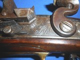 Vintage KENTUCKY RIFLE MAKER SIGNED GOLDEN AGE STYLE LEFT HAND FLINTLOCK - 6 of 20