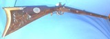 Vintage KENTUCKY RIFLE MAKER SIGNED GOLDEN AGE STYLE LEFT HAND FLINTLOCK - 13 of 20