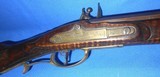 Vintage KENTUCKY RIFLE MAKER SIGNED GOLDEN AGE STYLE LEFT HAND FLINTLOCK - 10 of 20