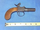 Antique ENGRAVED 1840 s PERCUSSION MUFF PISTOL .45 CAL. SHOOTABLE - 1 of 7