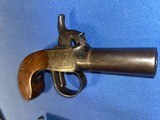Antique ENGRAVED 1840 s PERCUSSION MUFF PISTOL .45 CAL. SHOOTABLE - 6 of 7