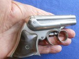 Antique REMINGTON ELLIOT 4 SHOT PEPPERBOX DERRINGER .32 rf - 9 of 11