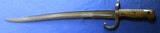 Antique 1866 FRENCH MILITARY CHASSEPOT BAYONET St. Etienne 1869 - 2 of 9