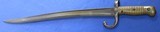 Antique 1866 FRENCH MILITARY CHASSEPOT BAYONET St. Etienne 1869 - 3 of 9