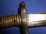 Antique 1866 FRENCH MILITARY CHASSEPOT BAYONET St. Etienne 1869 - 8 of 9