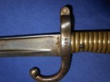 Antique 1866 FRENCH MILITARY CHASSEPOT BAYONET St. Etienne 1869 - 7 of 9