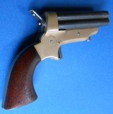 Antique 1859 SHARPS 4 SHOT PEPPERBOX DERRINGER MODEL 2 CALIBER .30 RF. - 3 of 18