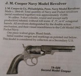 Antique CIVIL WAR ERA CASED 1863 COOPER .31 PERCUSSION REVOLVER LIKE COLT NAVY - 3 of 20
