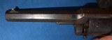 Antique CIVIL WAR ERA LUCIUS W. POND SINGLE ACTION BELT REVOLVER IRON FRAME - 7 of 18